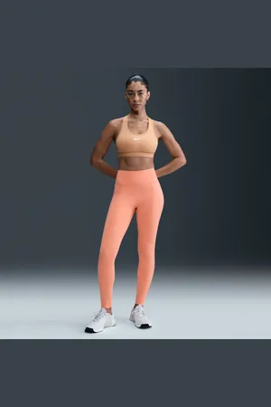 Nike Damskie legginsy o pełnej długości z wysokim stanem i kieszeniami zapewniające średnie wsparcie Universa