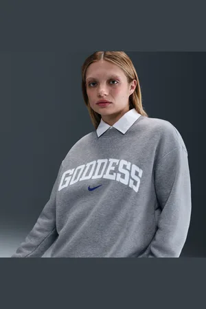 Nike Damska bluza dresowa z półokrągłym dekoltem o kroju oversize Sportswear Phoenix Fleece
