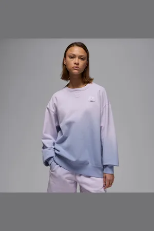 Jordan Damska bluza dresowa z dzianiny dresowej z półokrągłym dekoltem Flight Fleece