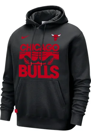 Nike Męska bluza z kapturem NBA Chicago Bulls Club Courtside