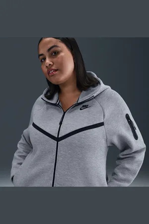 Nike Damska bluza z kapturem i zamkiem na całej długości Sportswear Tech Fleece Windrunner (duże rozmiary)