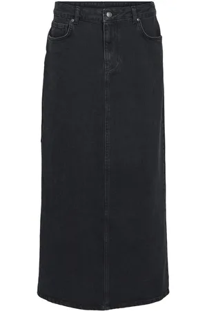 Object Denim Maxi Skirt