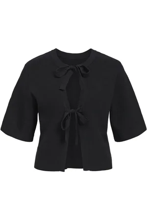 Object Short-sleeved Knitted Cardigan