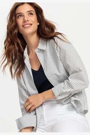 Olsen Granatowy top damski Edda bez rękawów z dekoltem V – Designer Choice