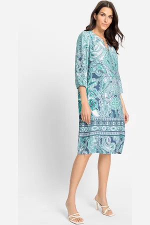 Olsen Wiskozowa sukienka ze wzorem paisley - Cool Spirit