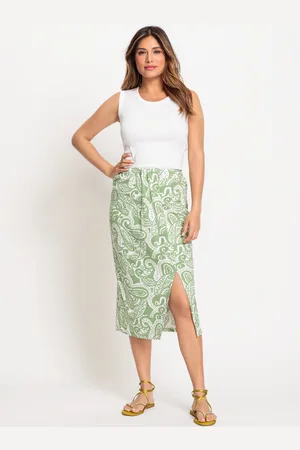 Olsen LENZING™ ECOVERO™ Spódnica ze wzorem - Tropicana