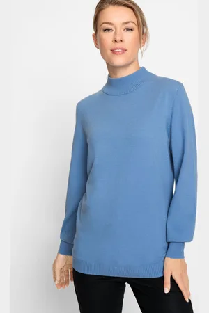 Olsen Niebieski sweter damski Eva -Classy Sport