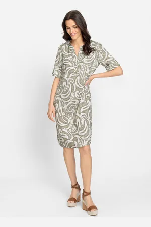 Olsen Sukienka z wzorem paisley - Modern Utility