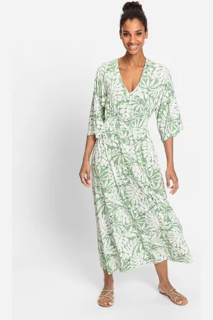 Olsen LENZING™ ECOVERO™ Sukienka ze wzorem - Tropicana