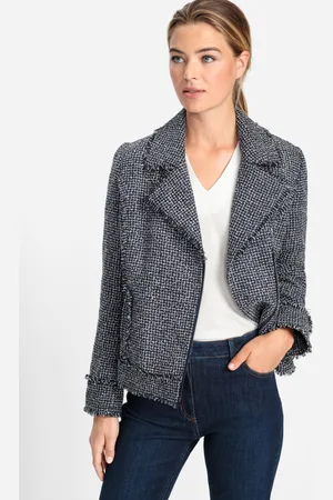 Olsen Tweedowa marynarka damska - Cool Vision