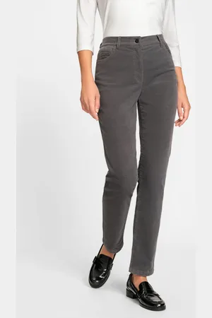 Olsen Sztruksowe spodnie damskie Mona Slim - Season Favourite