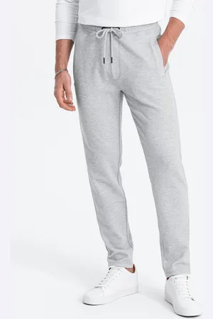 Ombre Clothing Męskie spodnie dresowe o marchewkowym kroju