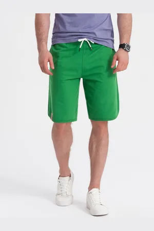 Ombre Clothing Męskie szorty dresowe z zaokrągloną nogawką