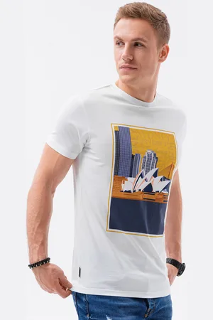 Ombre Clothing T-shirt męski z nadrukiem
