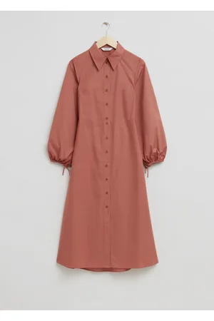 & OTHER STORIES Fitted Cut-Out Shirt Dress