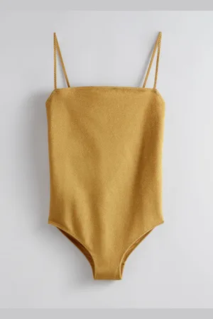& OTHER STORIES Strappy Glitter Swimsuit