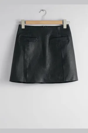 & OTHER STORIES Leather Mini Skirt