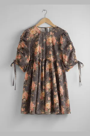 & OTHER STORIES Puff-Sleeve Mini Dress