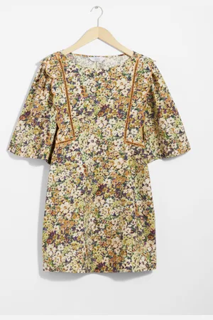 & OTHER STORIES Scalloped Mini Dress