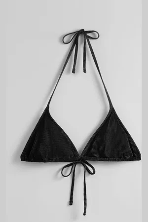 & OTHER STORIES Pleated Triangle Bikini Top