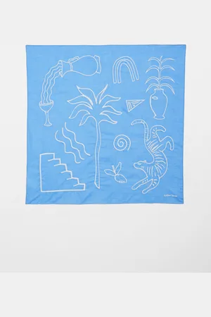 & OTHER STORIES Embroidered Cotton-Voile Scarf