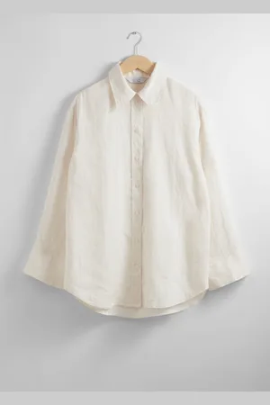 & OTHER STORIES Oversized Linen Shirt