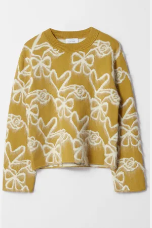 & OTHER STORIES Patterned Intarsia-Knit Jumper