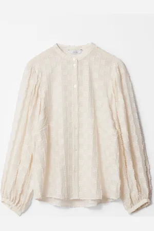 & OTHER STORIES Textured Voluminous Sleeve Blouse