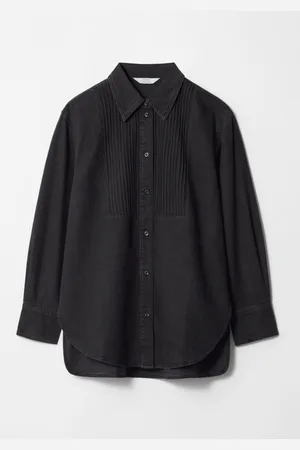 & OTHER STORIES Pleated Denim Shirt