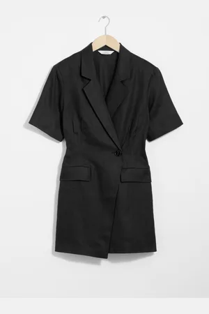 & OTHER STORIES Linen Blazer Mini Dress