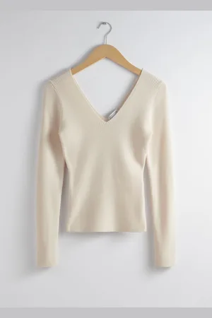 & OTHER STORIES Fitted Rib-Knit Top