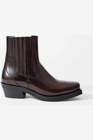 & OTHER STORIES Leather Biker Chelsea Boots