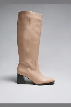 & OTHER STORIES Leather Knee Boots
