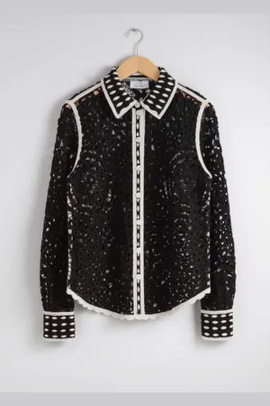 & OTHER STORIES Crocheted Shirt