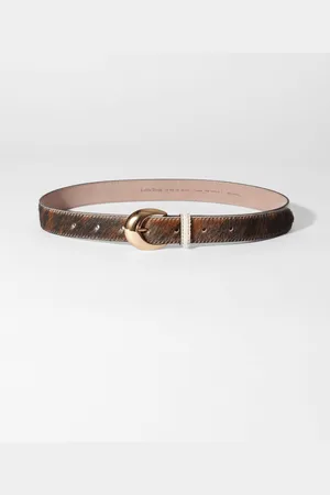 & OTHER STORIES Cow-Print Leather Belt