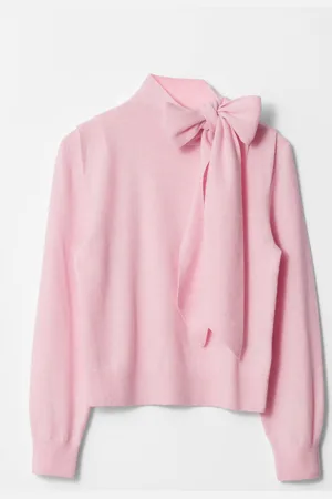 & OTHER STORIES Merino Tie-Neck Jumper