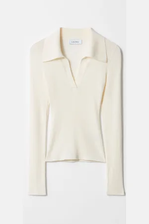 & OTHER STORIES Ribbed Polo Top