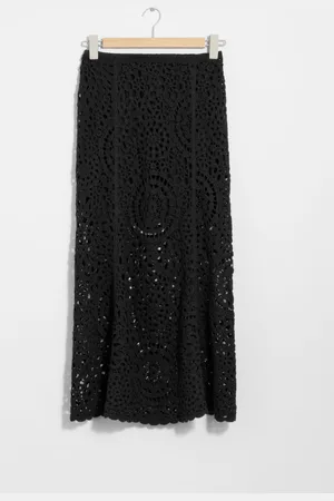 & OTHER STORIES Crocheted Midi Skirt