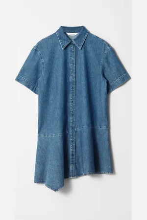 & OTHER STORIES Asymmetrical T-Shirt Denim Dress