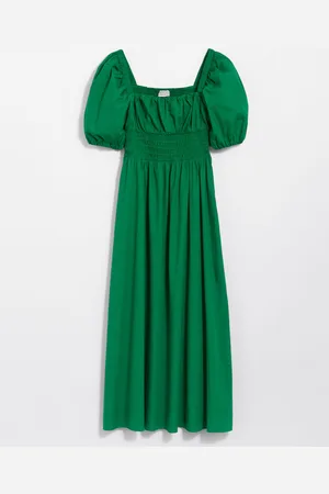 & OTHER STORIES Puff-Sleeve Midi Dress