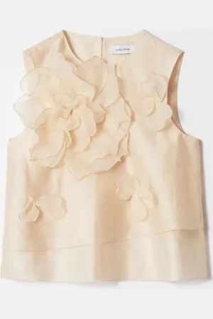 & OTHER STORIES Floral-Appliqu?? Top