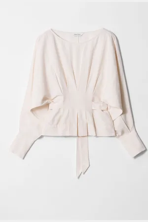 & OTHER STORIES Pleated Boatneck Blouse