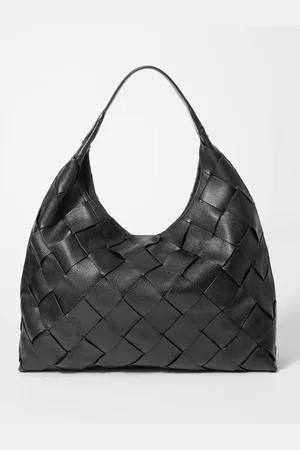 & OTHER STORIES Braided Leather Tote Bag