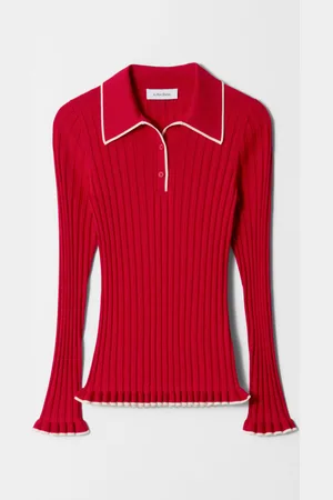 & OTHER STORIES Rib-Knit Polo Shirt
