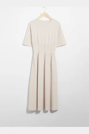 & OTHER STORIES Short-Sleeve Midi Dress