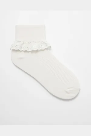 & OTHER STORIES Embroidered Frill Socks