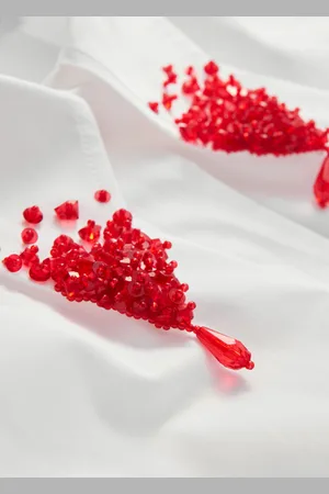 & OTHER STORIES Bead-Embellished Shirt