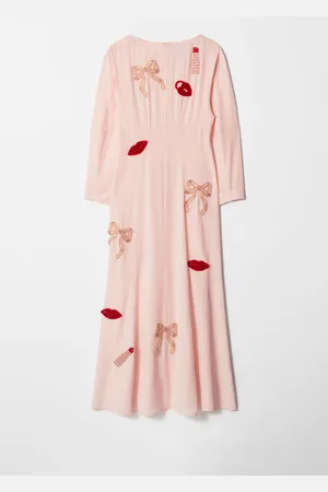 & OTHER STORIES Bead-Embroidery Maxi Dress