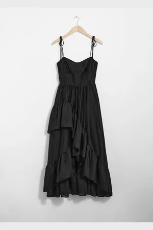 & OTHER STORIES Strappy Ruffled Midi Dress