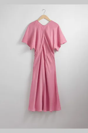 & OTHER STORIES Satin Midi Dress